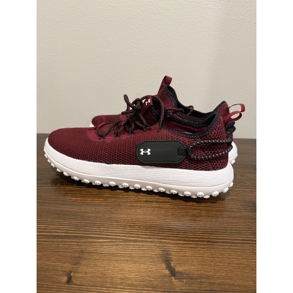 Under Armour Fat Tire Venture Athletic Shoes Deep Red 3027562-601 - Men's 11 - Picture 5 of 6